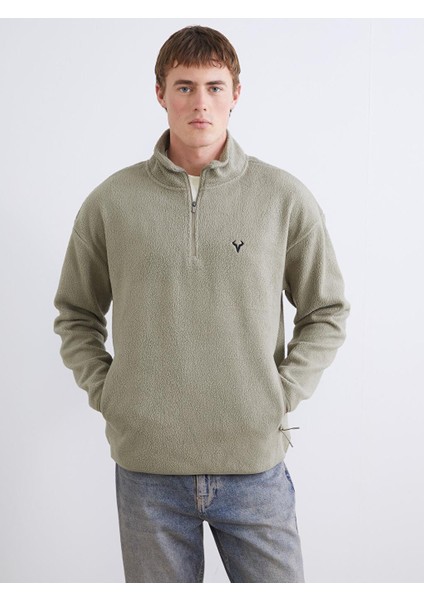 Uzun Kollu Polar Erkek Hoodie (W5)