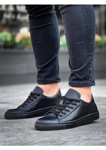 ZRN-122 Premium Siyah Günlük Erkek Spor Ayakkabı