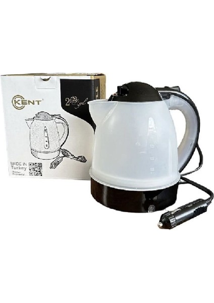 24V Araç Içi Su Isıtıcı Kettle Çaydanlık 1l Gri fiyatları
