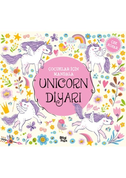 Çocuklar Için Mandala - Unicorn Diyarı