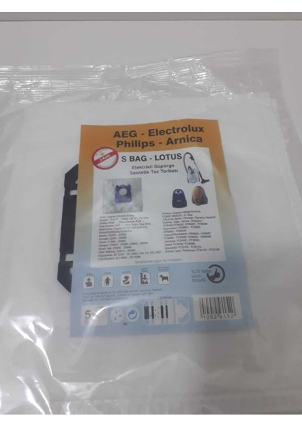 Uyumlu Toz Torbası 20 Adet, Temizlik Için Güçlü ve Pratik, Beyaz Renk indirimleri