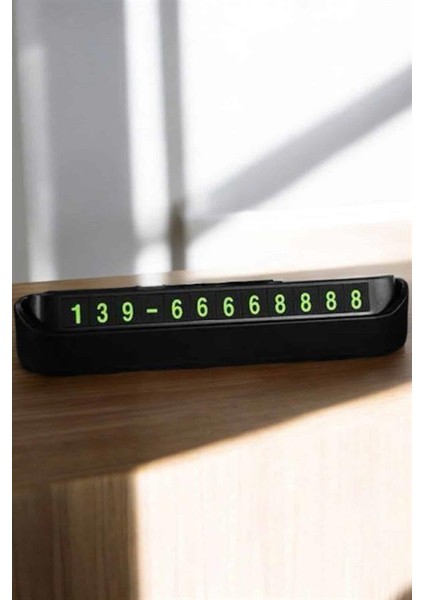 Depomix Araç Içi Numaratör Numaralık Torpido Üstü Açılır Kapanır Telefon Numarası Bırakma