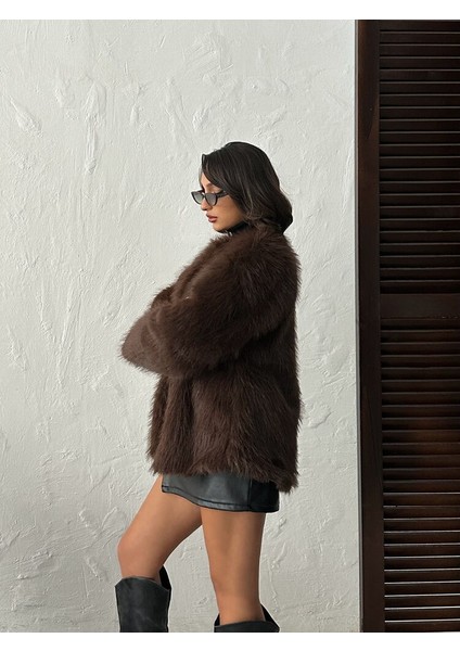 Cepli ve Astarlı Uzun Kürk Kaban/ Mont-Yaka Kancalı fiyatları