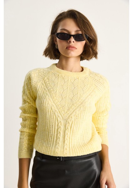 Kadın Desenli Triko Kazak fiyatları