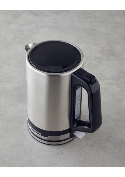 Paslanmaz Çelik Su Isıtıcı 1,7l Siyah, Şık ve Dayanıklı Tasarım fırsatları