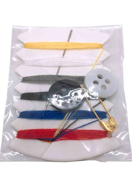 500 Adet Otel Dikiş Seti, Poşetli, Iğne, Iplik, Düğme, Seyahat Için Hazır