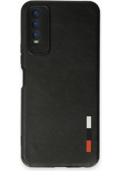 Vivo Y11S Kılıf Loop Deri Silikon - Siyah