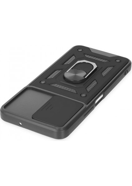 Vivo Y16 Kılıf Pars Lens Yüzüklü Silikon - Siyah fırsatları