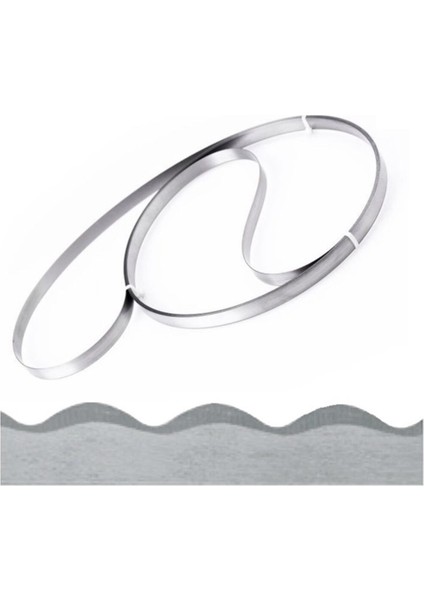 Konvex Dalgalı Hızar Bıçağı 3550*10*0.45, Keskin ve Dayanıklı Bıçak