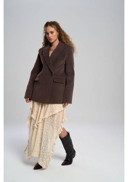 Runa Oversize Kahve Blazer fiyatları