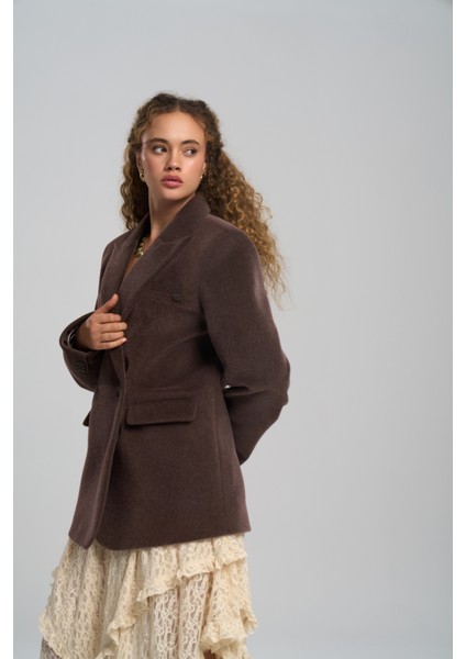 Runa Oversize Kahve Blazer fırsatları
