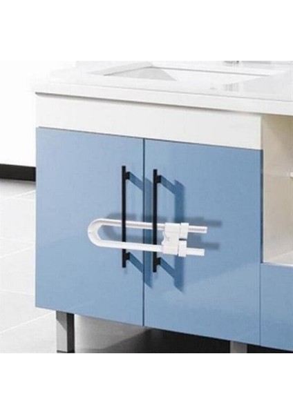 Buffer® Bebek Çocuk Çekmece ve Dolap Koruma Raylı Güvenlik Sistemi Emniyet Kilidi