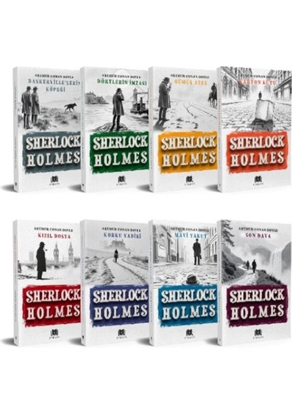 Sherlock Holmes Seti (8 Kitap Takım)