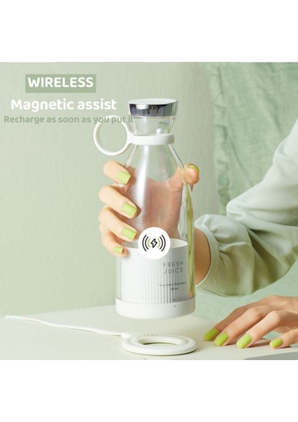 Taşınabilir Kablosuz Kişisel Smoothie El Blender, Beyaz, Pratik ve Hafif Tasarım fiyatları