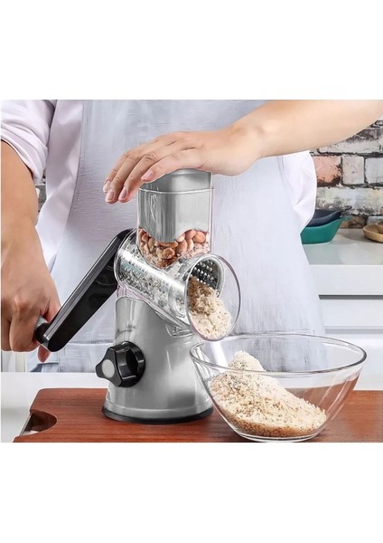 Kırmızı Çevirme Kollu Sebze Doğrayıcı ve Rende, Pratik ve Kullanışlı Alet fiyatları