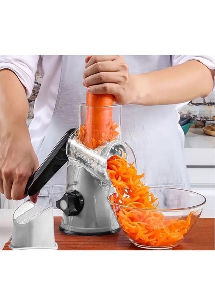 Kırmızı Çevirme Kollu Sebze Doğrayıcı ve Rende, Pratik ve Kullanışlı Alet modelleri