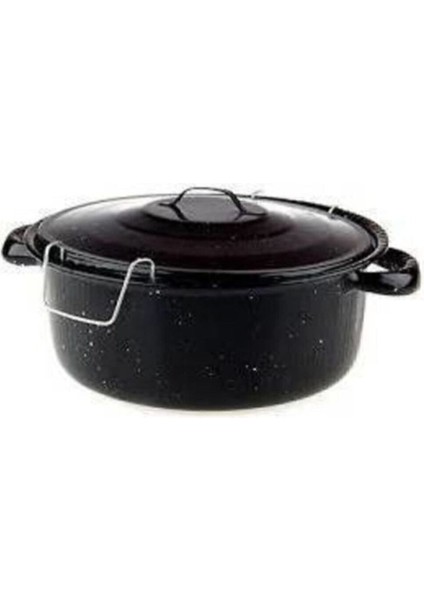 24CM Emaye Tencere ve Fritöz Seti, Kızartma ve Pişirme Için Ideal