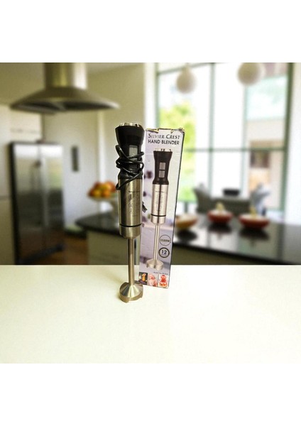 Çelik Tasarımlı 1500W El Blender, Tek Bıçaklı, Siyah Renkli modelleri