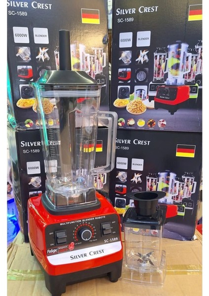 Kırmızı 7200 W Profesyonel Çift Hızlı Güçlü Blender Milkshake indirimleri