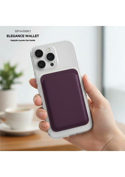 Elegance Wallet | Magsafe Uyumlu Deri Kartlık ile Şık ve Güvenli Kart Taşıma Deneyimi fiyatları