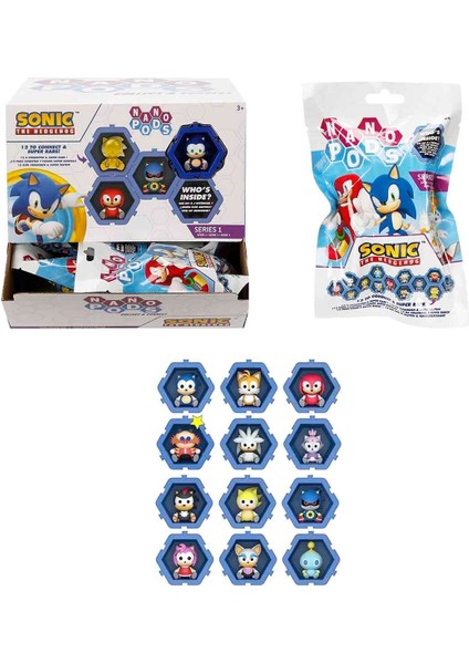 402785 Sun-Wst-Figür Sonıc Nano Pods Sürpriz Paket Sonıc 24D