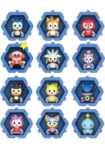 402785 Sun-Wst-Figür Sonıc Nano Pods Sürpriz Paket Sonıc 24D modelleri