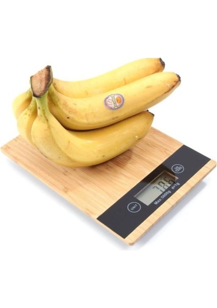 Dijital Paslanmaz Çelik Yüzeyli Mutfak Terazisi, Sağlam ve Şık Tasarım