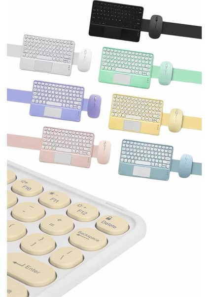 Profesyonel Wifi Q Klavye Bluetooth Klavye Touchpad 10.8 Inç fırsatları