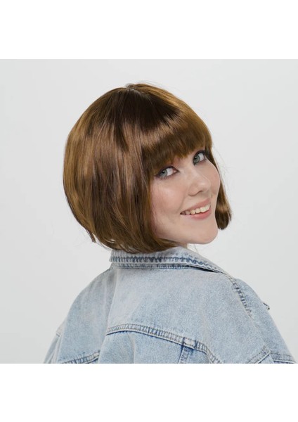Kısa Küt Parti Peruğu Kahve fiyatları