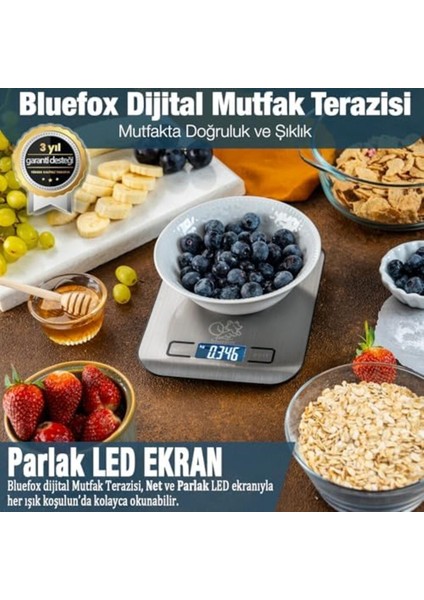 Dijital Mutfak Tartısı, Paslanmaz Çelik, Hassas Ölçüm, Dara Fonksiyonu modelleri