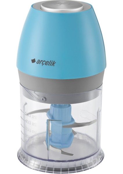 Renkli Çift Bıçaklı Çok Fonksiyonlu Doğrayıcı Mavi