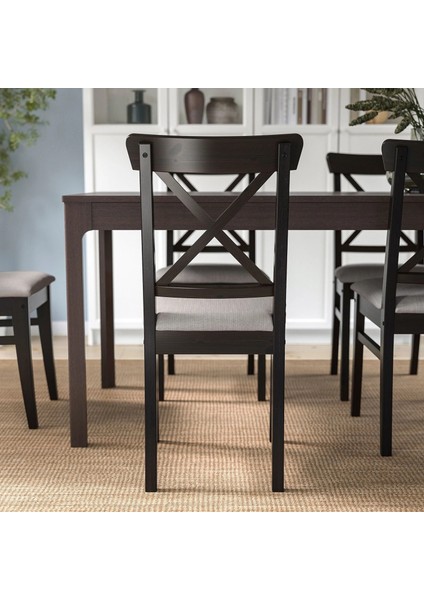 Ingolf Döşemeli Ahşap Sandalye Venge Nolhaga Gri Bej modelleri