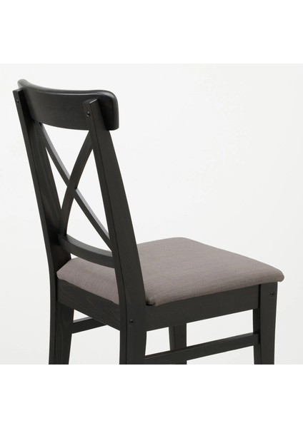 Ingolf Döşemeli Ahşap Sandalye Venge Nolhaga Gri Bej indirimleri