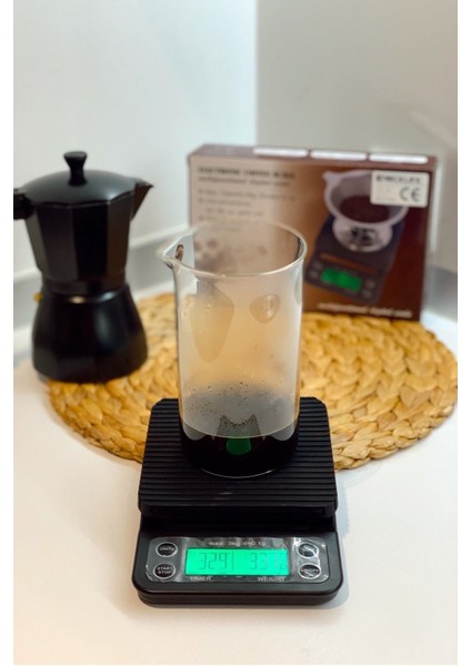 Hassas Dijital Mutfak Tartısı 3kg, 0,1gr, 1 Yıl Garantili