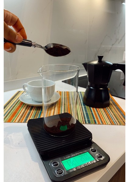 Hassas Dijital Mutfak Tartısı 3kg, 0,1gr, 1 Yıl Garantili