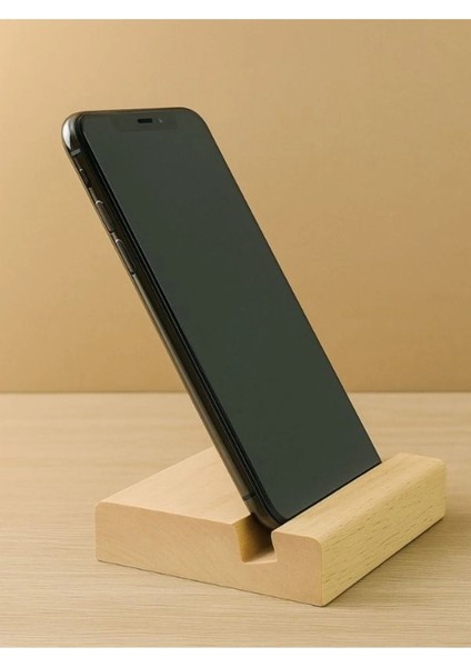Ahşap Telefon Tutacağı