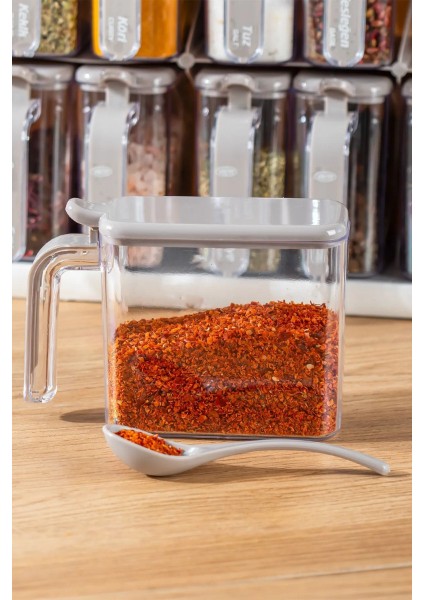 9'lu Standlı Kaşıklı Baharatlık Seti fiyatları