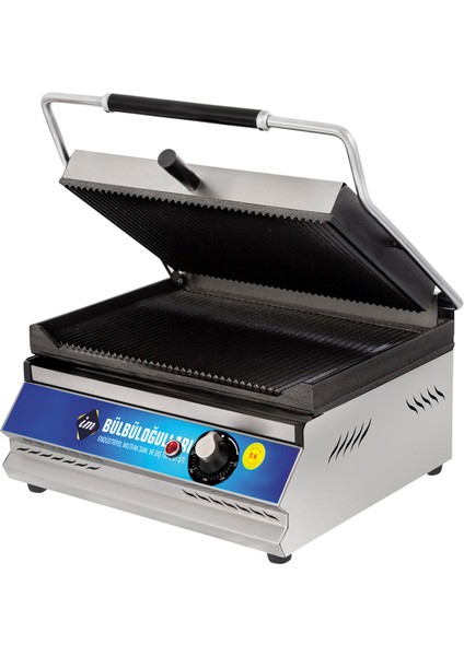 Güçlü 1800W 12 Dilim Endüstriyel Elektrikli Tost Makinesi Gri Renk