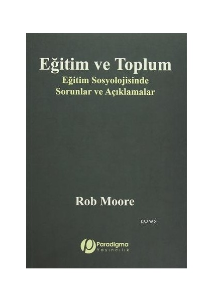 Eğitim ve Toplum