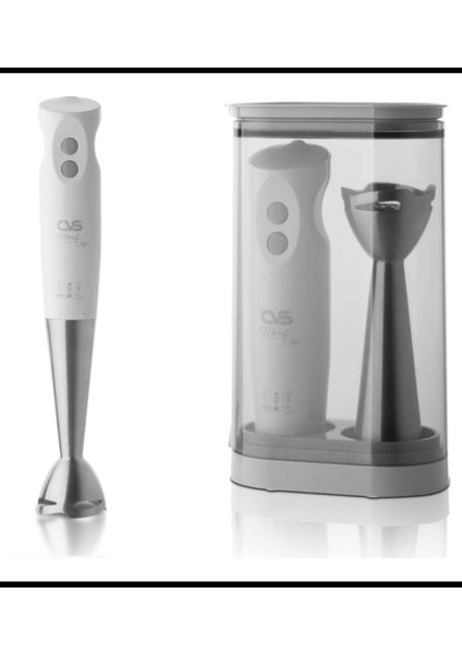 Standlı Çubuk Blender, Beyaz, Dn 1297, Maral Cup Koruyucu