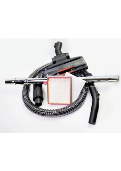 Yüksek Güçlü Elektrikli Süpürge Seti, Çelik Telli Hortum, Emici Başlık, Teleskoplu Mavi fiyatları