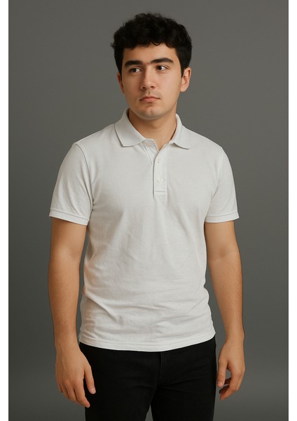 Polo Yaka Beyaz Tişört fiyatları