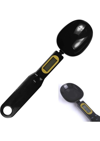 Dijital Kaşık Tartı, Hassas Ölçüm, 500G/0.1G, Şık Siyah, Garanti, Kullanışlı ve Dayanıklı modelleri