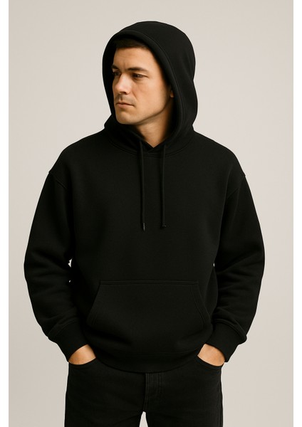 Oversize Kapşonlu Sweat Extrabol Kesımyenı Beklenen Spor Kesim Rahat Sık Tasarım fiyatları