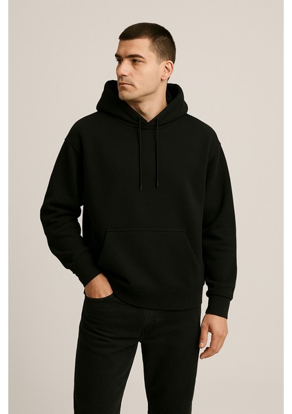 Oversize Kapşonlu Sweat Extrabol Kesımyenı Beklenen Spor Kesim Rahat Sık Tasarım modelleri