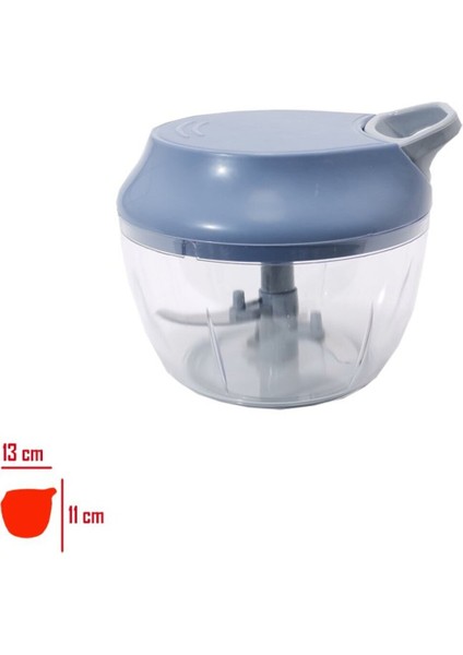 Mavi Renkli El Rondo, Hafif ve Kullanışlı, Ev ve Ofis Için Mükemmel Tercih