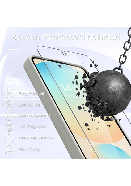 Samsung Galaxy S24 Fe Uyumlu Ekran Koruyuculu Kılıf Magsafe Sarj Destekli Kamera Çıkıntılı Mat Kapak indirimleri