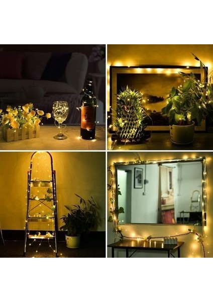 Buffer® Yılbaşı ve Özel Konsept Dekorasyon 5 mt USB Bağlantılı LED Işık