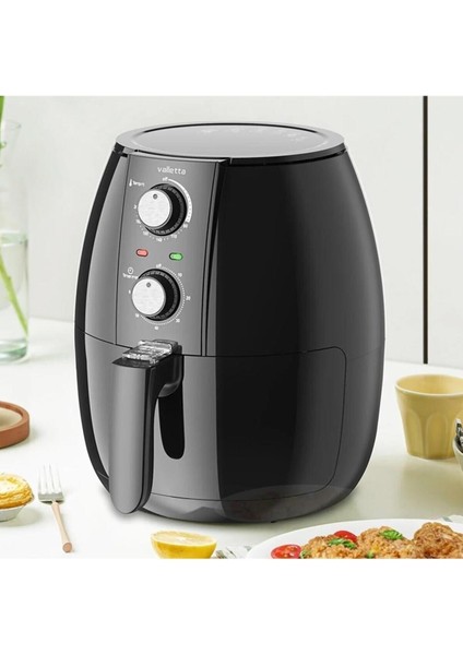 4 Lt Sıcak Hava Fritözü Mavi, Sağlıklı ve Pratik Pişirme Cihazı