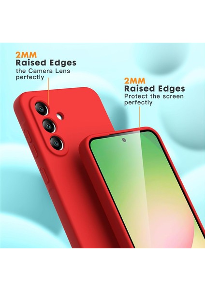 Samsung Galaxy A56 Uyumlu Ekran Koruyuculu Kılıf Çizilmez Içi Kadife Lansman Yumuşak Ince Kapak modelleri